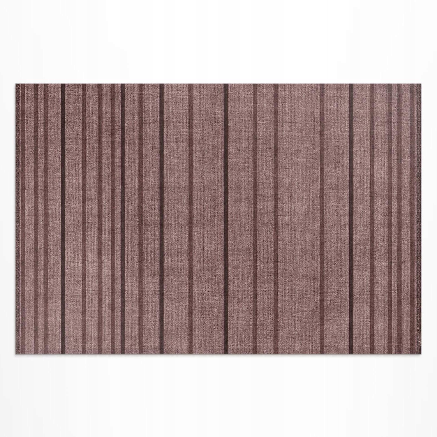 Ozdobný terasový vinylový koberec Hnedé pruhy vintage boho štýl 150 x 100 cm