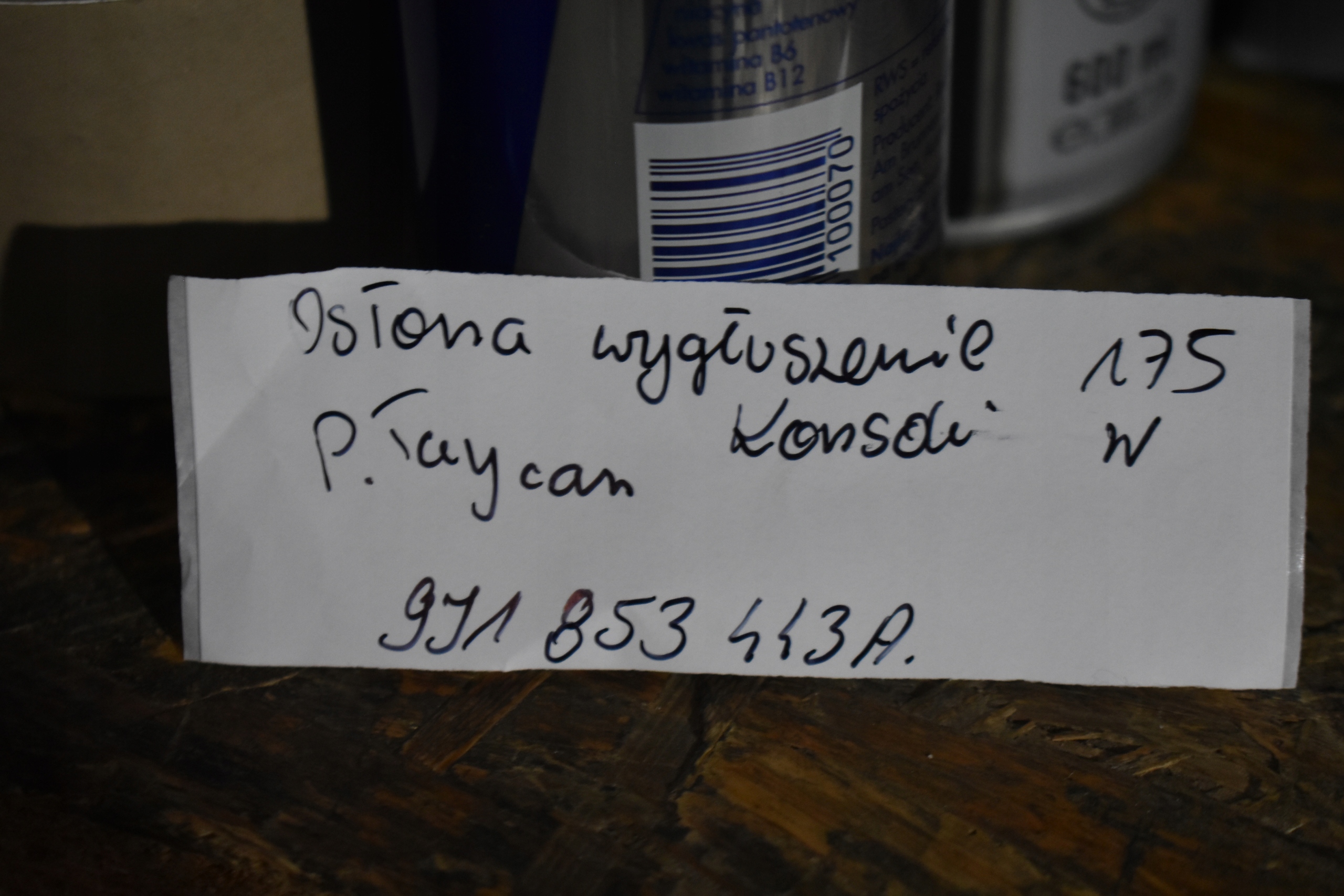IDEALNA fedél hangszigetelő táblák PORSCHE TAYCAN 1