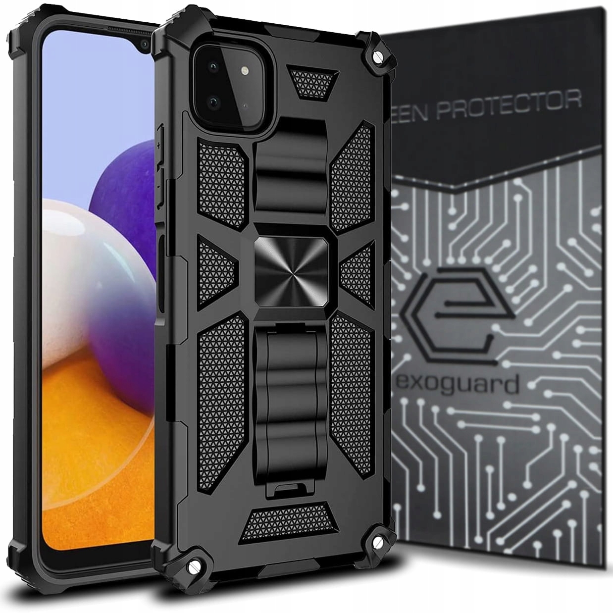 

Case Etui Pancerne+szkło do Samsung Galaxy A22 5G