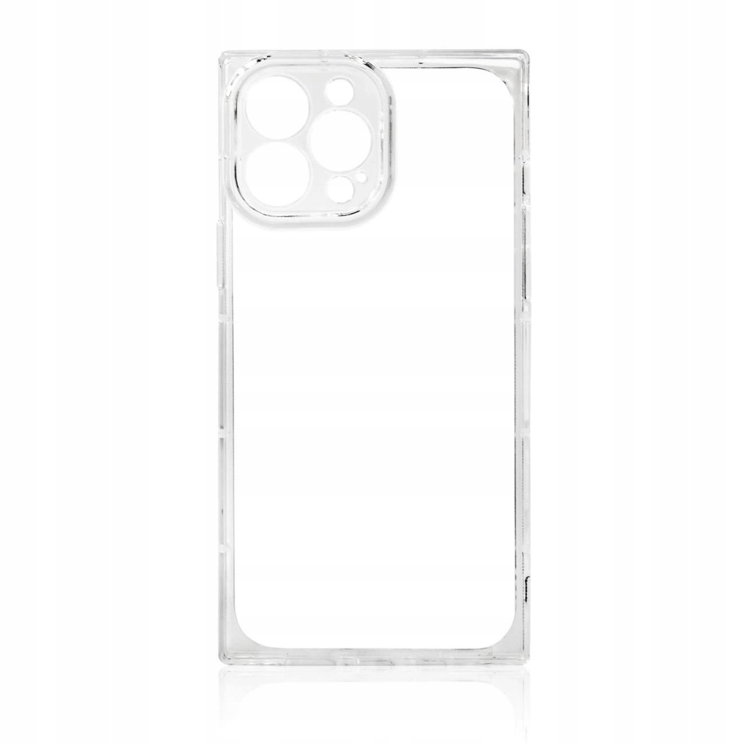Square Clear Case etui do do Samsung Galaxy A12 5G żelowy pokrowiec przezro