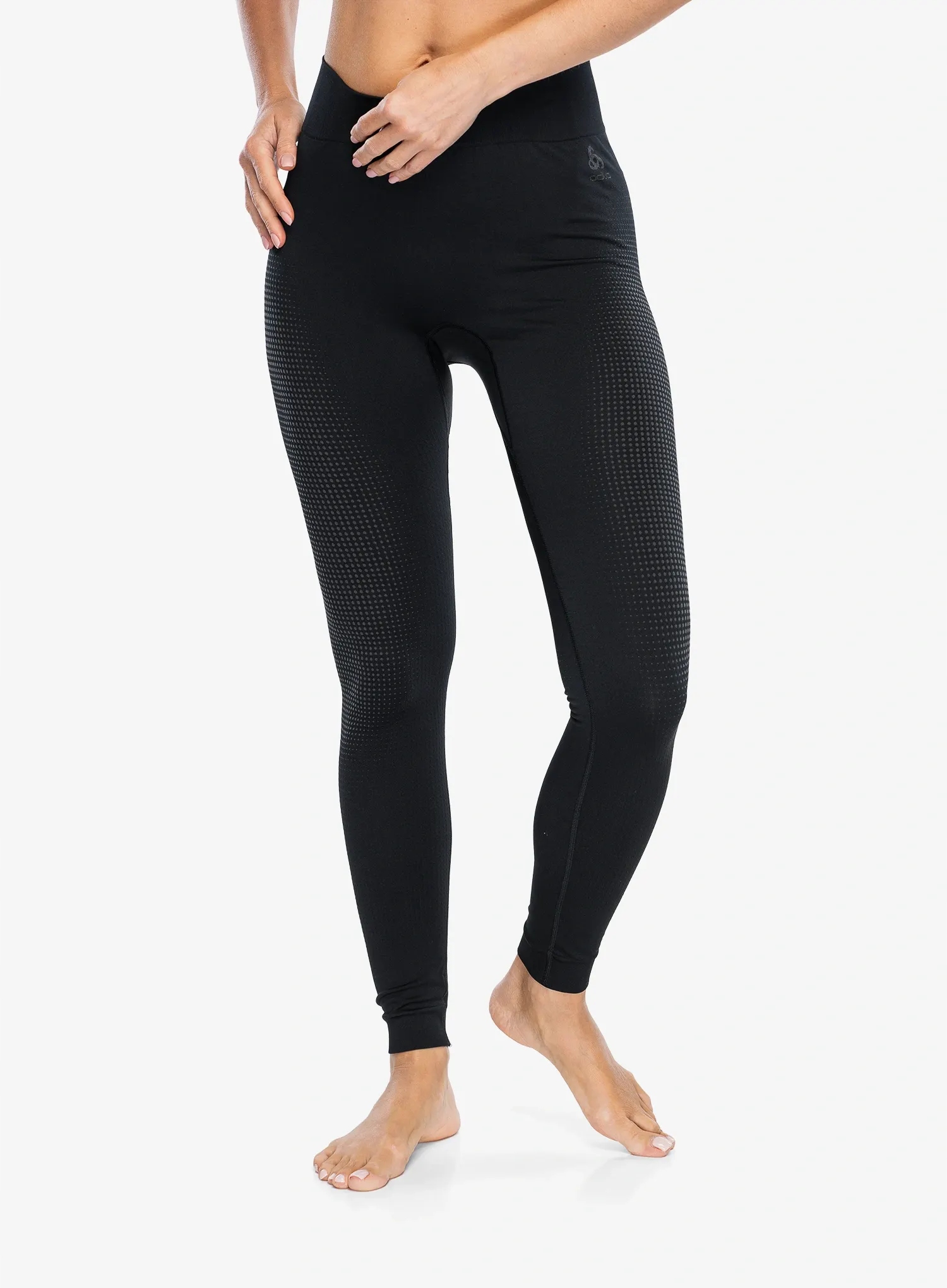 Getry termoaktywne damskie Odlo Performance Warm Bl Bottom Long grey Xs