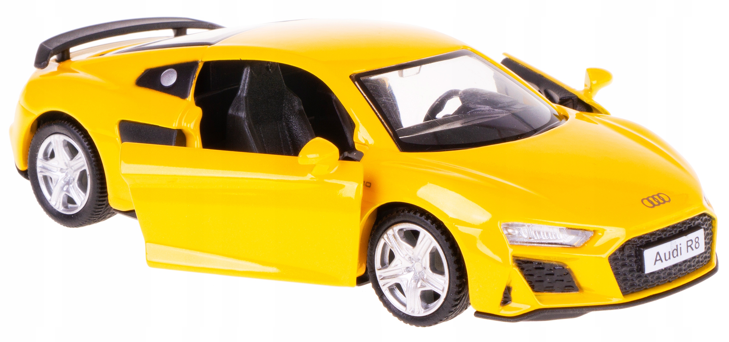 

Audi R8 Coupe Model Metalowy Rmz 1:32/39 Żółty