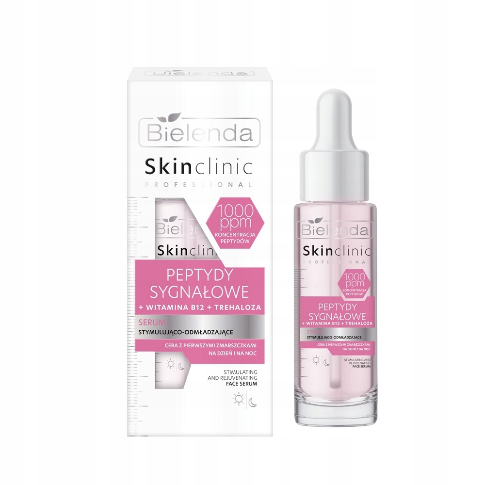 BIELENDA SERUM Z PEPTYDAMI STYMULUJĄCE 30ML Typ skóry Do wszystkich typów skóry