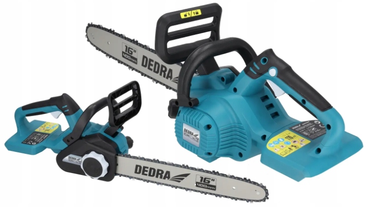 Aku řetězová pila Dedra 16' 2x 18V vodící lišta DED7184V 16' Solo