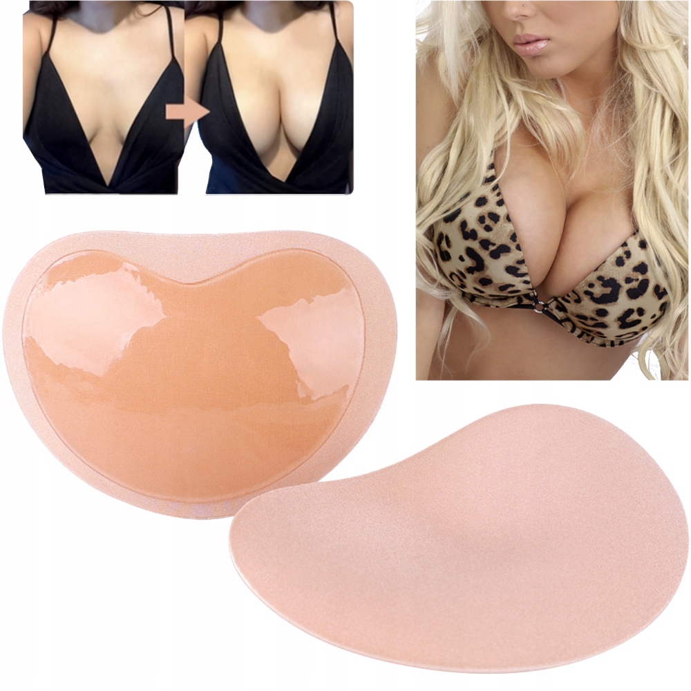 WKŁADKI PUSH UP STRÓJ KĄPIELOWY BIUSTONOSZ BIKINI Kolor beżowy