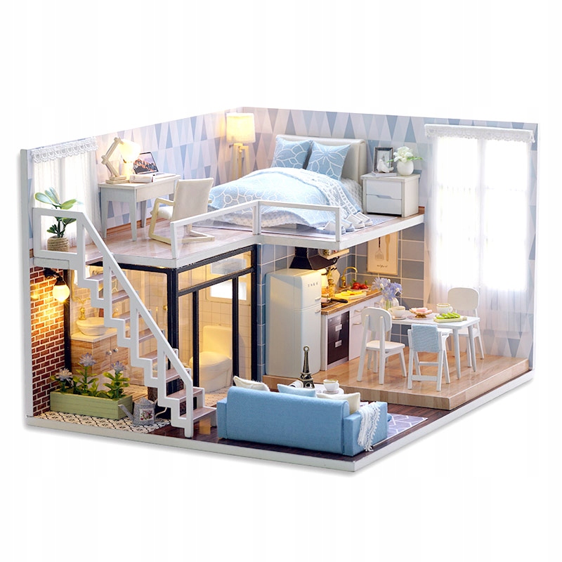 

Zrób to sam drewniany domek Diy Meble Led