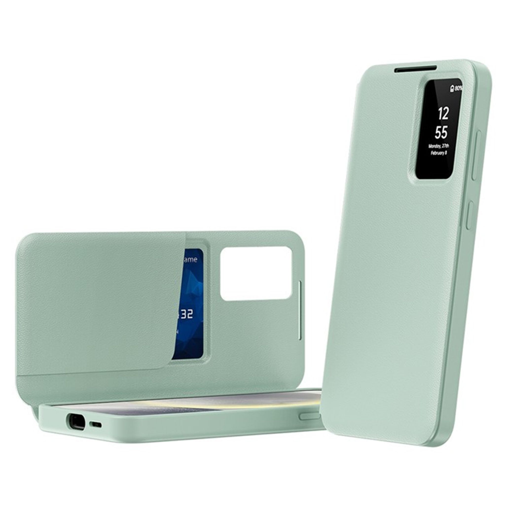 Techsuit SmartView Series etui do Samsung Galaxy S25 Ultra zielone