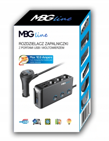 ROZDZIELACZ GNIAZDA ZAPALNICZKI MBG LINE HC67C EAN (GTIN) 5902659172334