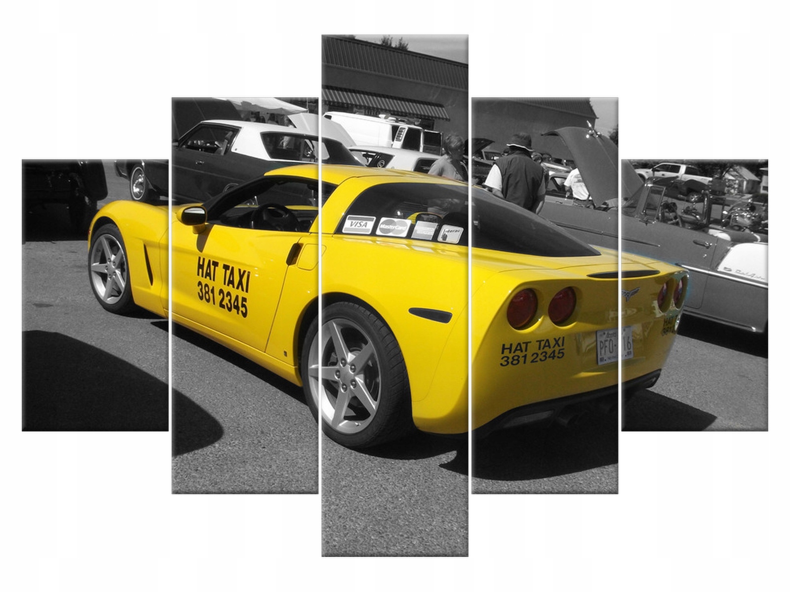 

Fotoobraz Taxi Hat Taxi 150x105 corvette płótno