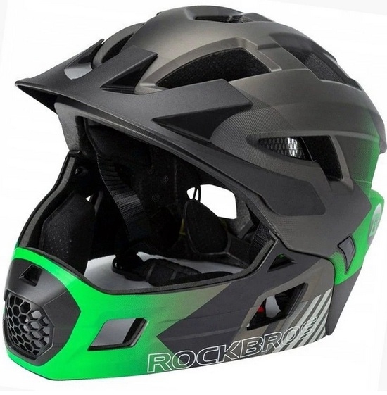 Helma Fullface Rockbros TS-61 na kolo, koloběžku S (48-54 cm) Modrá