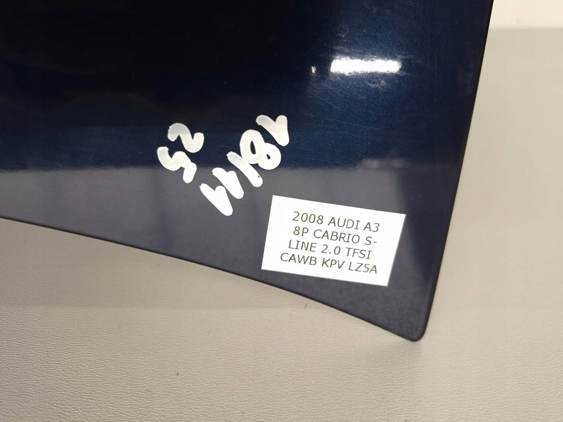 boot door rear AUDI A3 8P CABRIO LZ5A