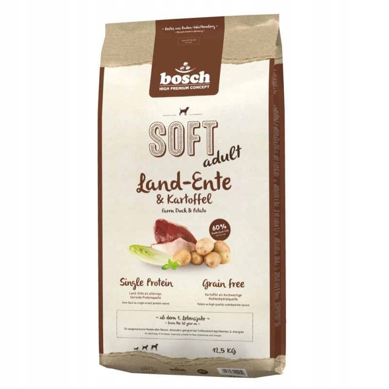 Levně Bosch Soft Adult Kachna & Brambory 12,5 kg Bosch