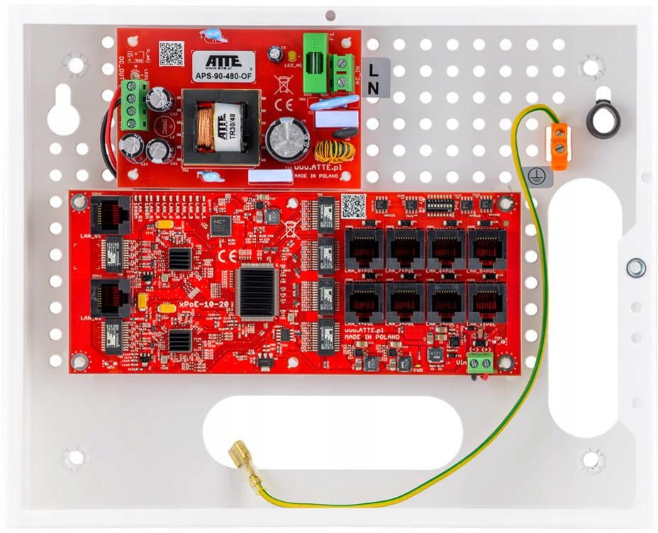 Prepínač Atte IP-8-20-E Pre 8 Ip Kamier