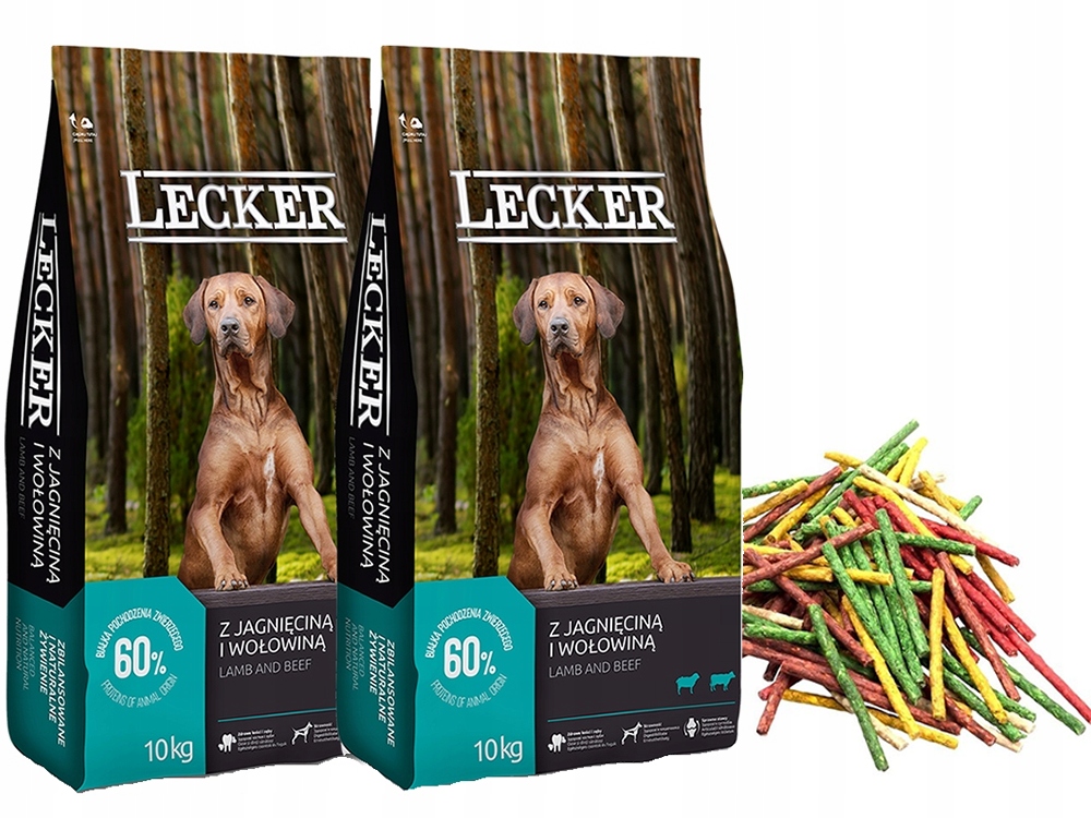 Lecker z jagnięciną i wołowiną 20kg