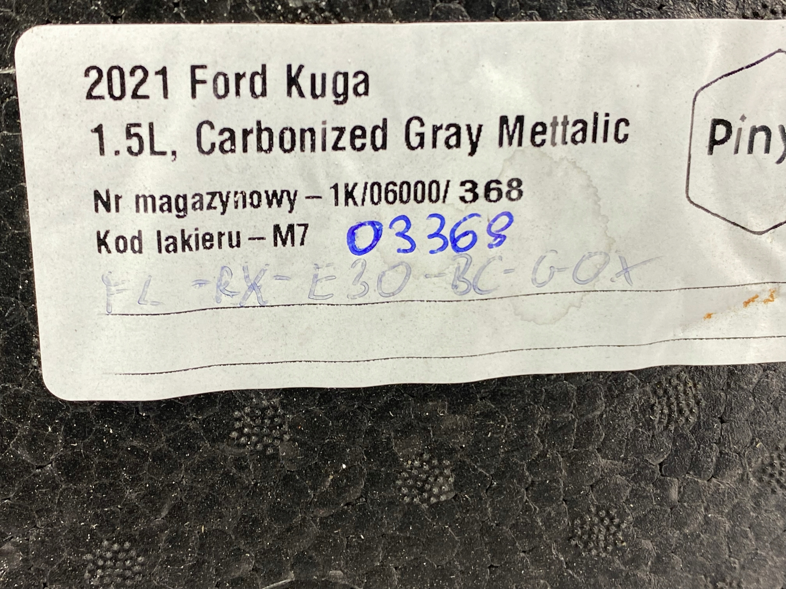 Insonorisation Sol Gauche BMW X3 G01 G02