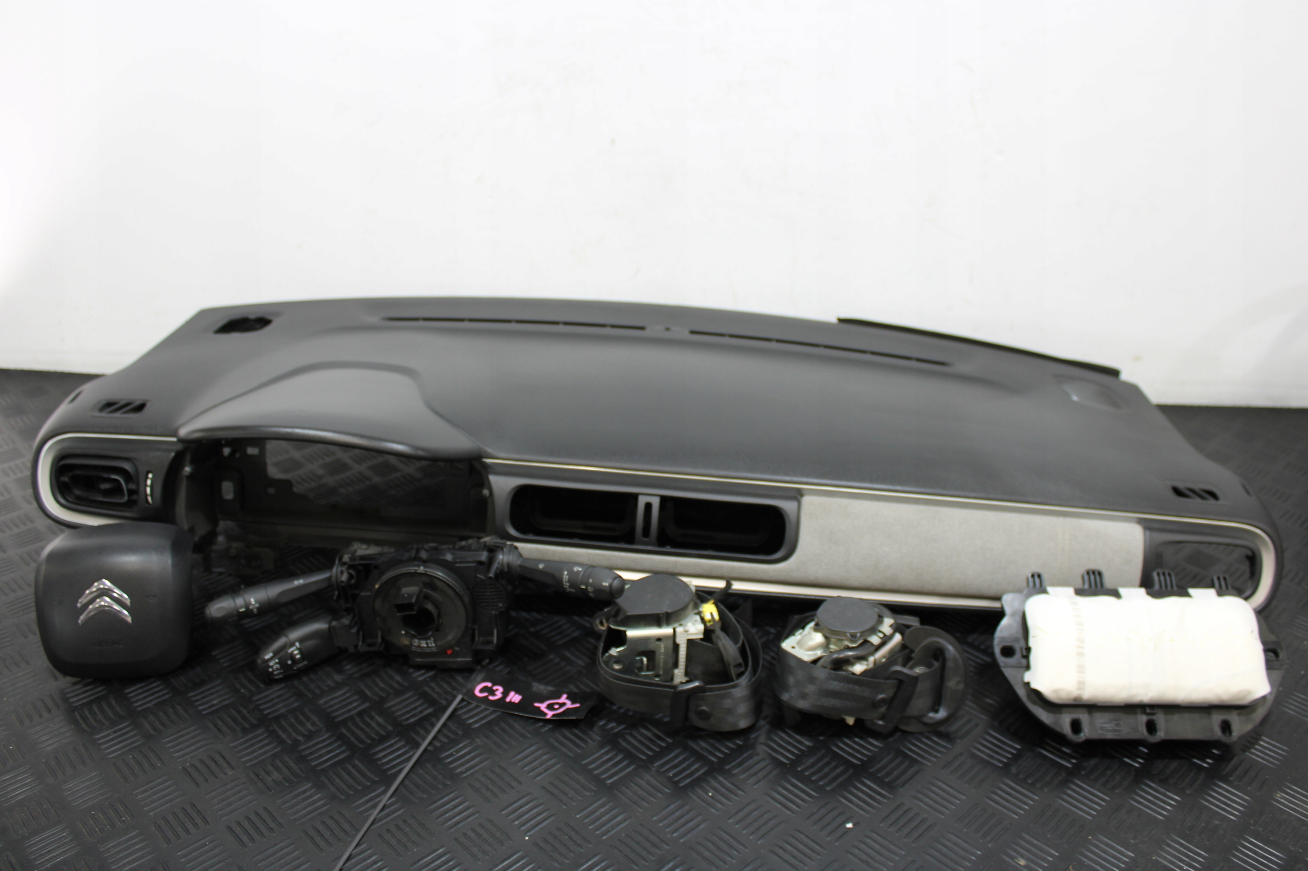dashboard console airbag airbags CITROEN C3 III 3