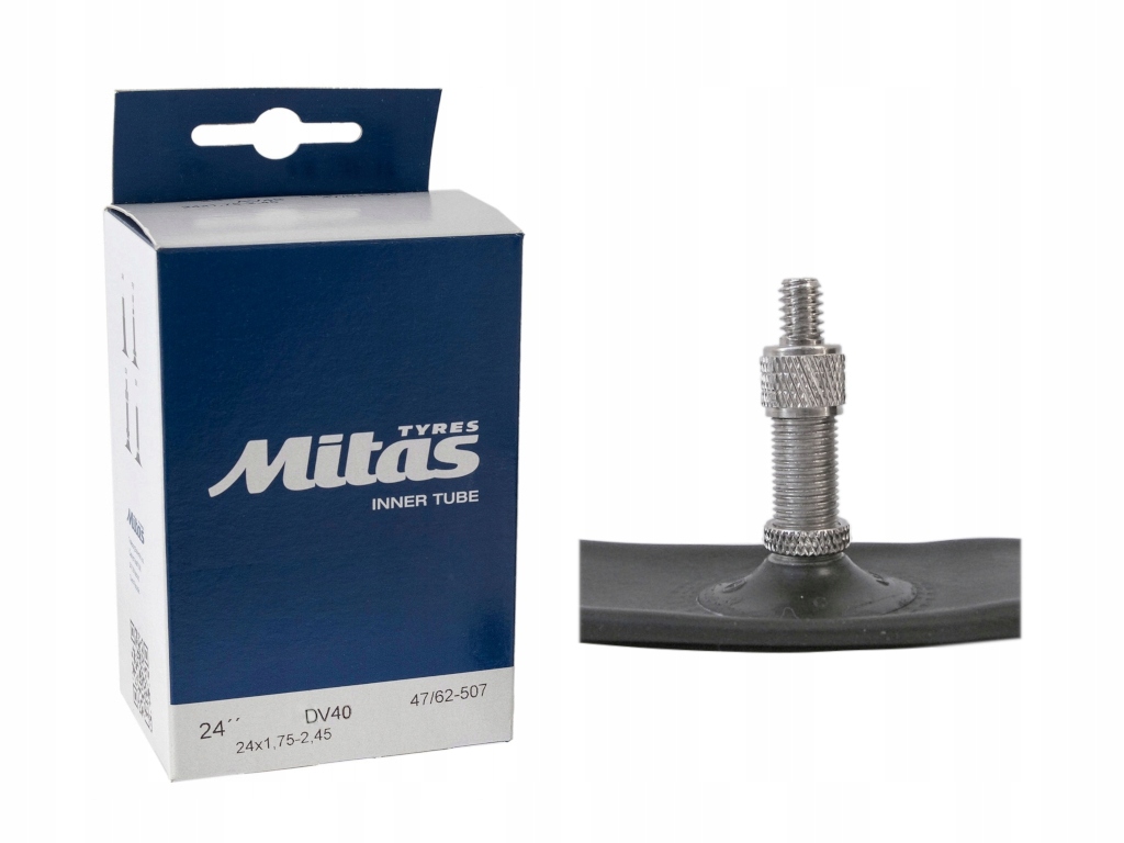 Dętka Rowerowa Mitas 24x1,75-2,45 47/62-507 DV40 MM DĘT39