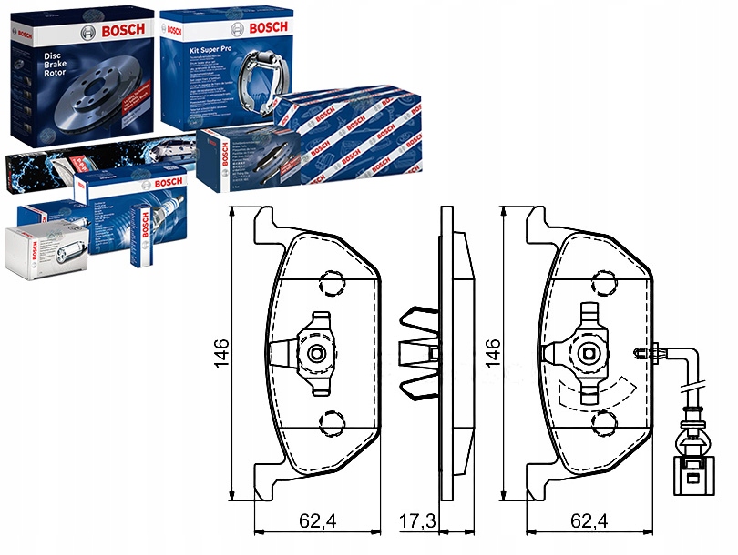 Brzdové Destičky Vw Přední Golf VII Leon 13- Octavi Sada pro řidiče #35