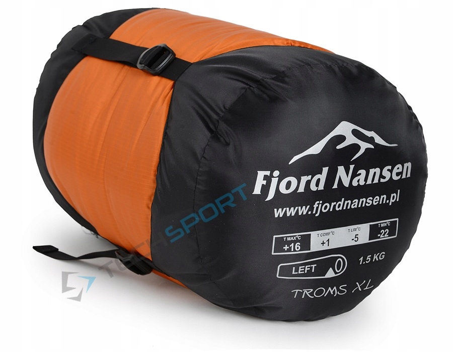 CIEPŁY ŚPIWOR FJORD NANSEN TROMS XL -22st WYPRZED. Model Troms XL