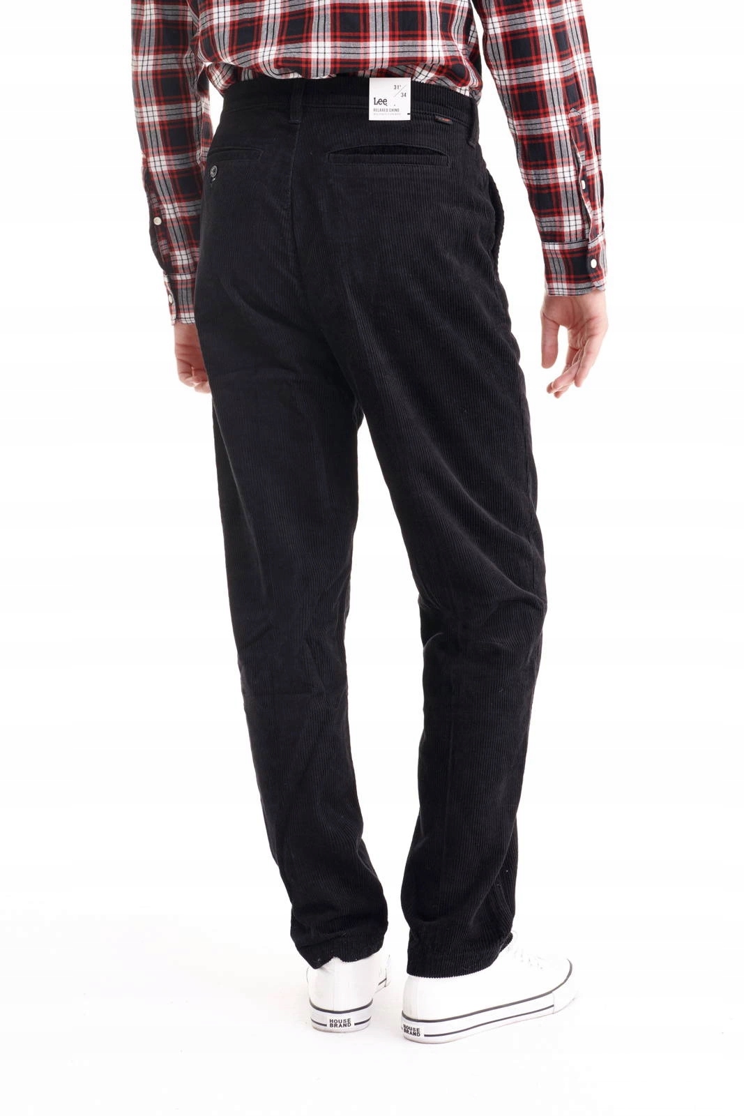 Pánské volné kalhoty Lee Relaxed Chino Black L73NDC01 31/32