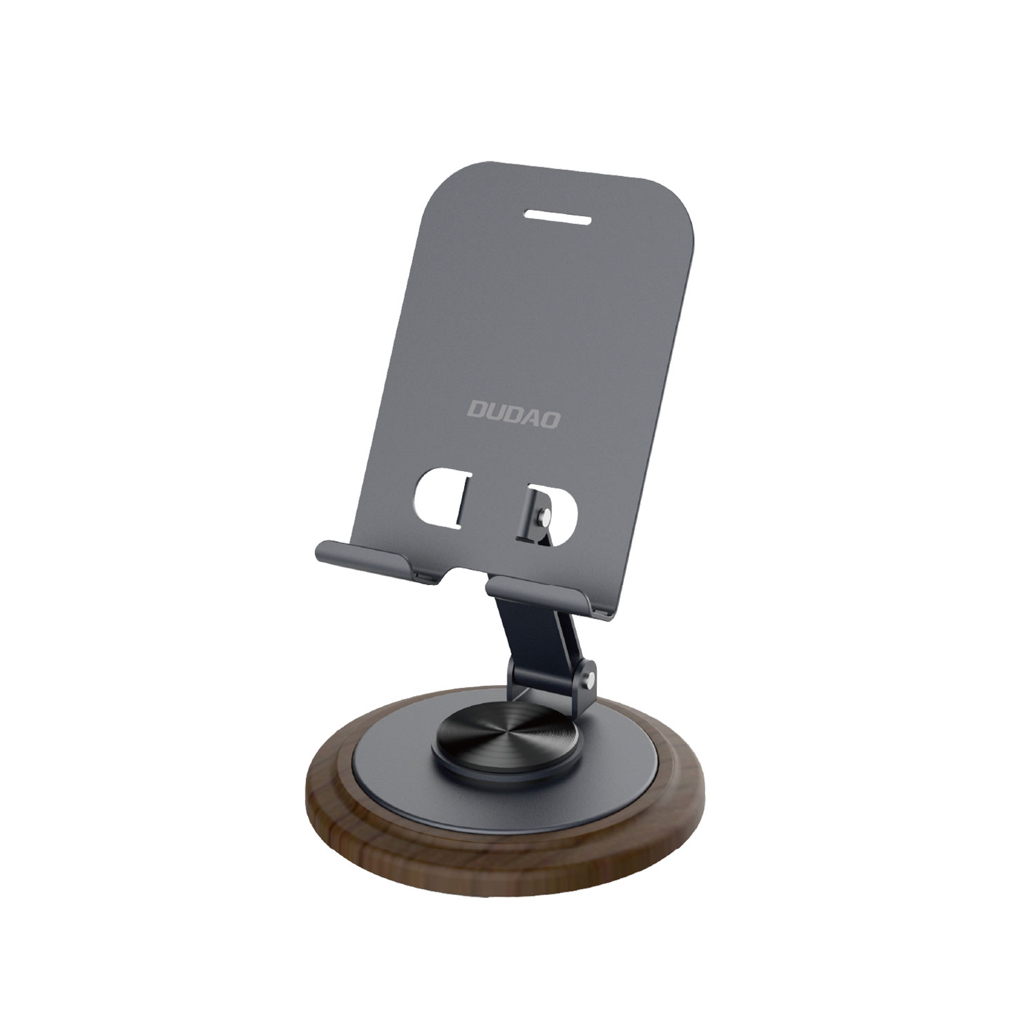 Podstawka do telefonu Dudao F17M 360° metalowa szara