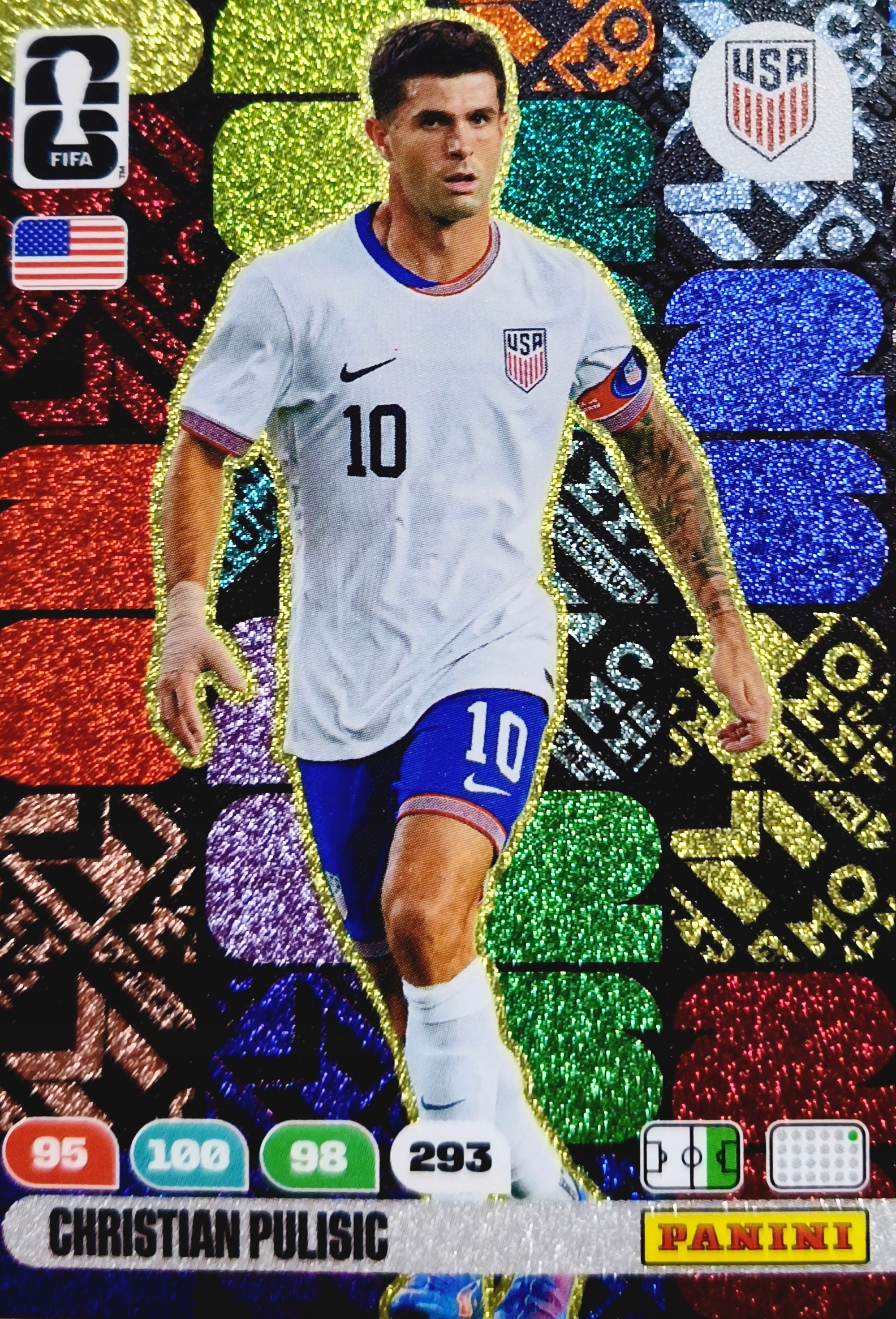 Panini Fifa World Cup 2026 karta piłkarska Rare Momentum Christian Pulisic
