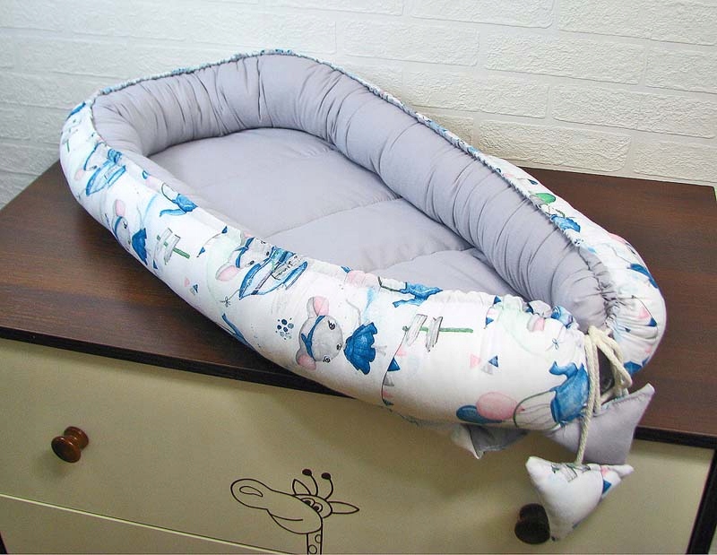 Kokon niemowlęcy, kojec dwustronny, gniazdo 2 w 1 Bohater brak