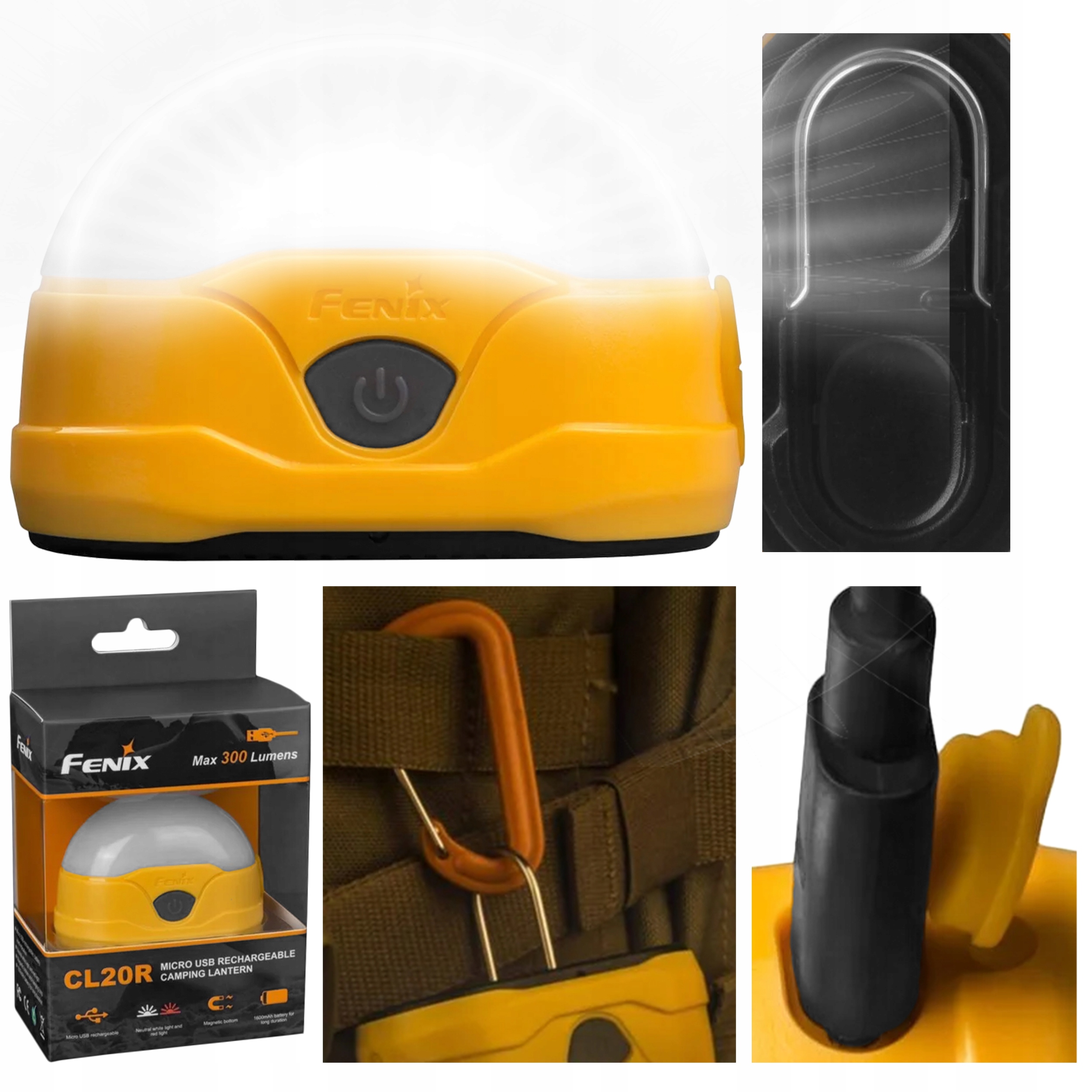 Світлодіодний ліхтарик для кемпінгу Fenix CL20R 300LM USB