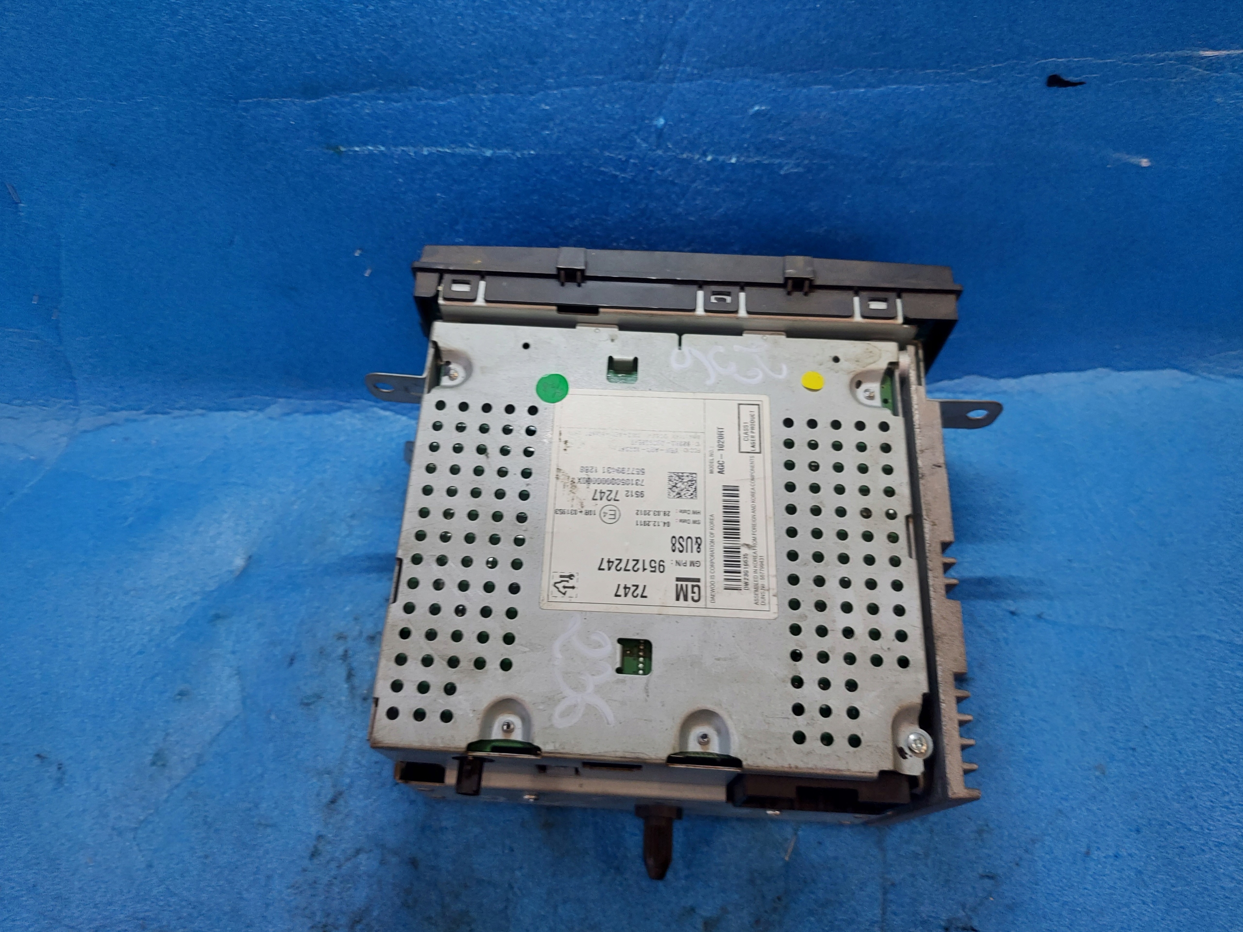 RADIO EKRAN CHEVROLETE AVEO 2012 R 95127247