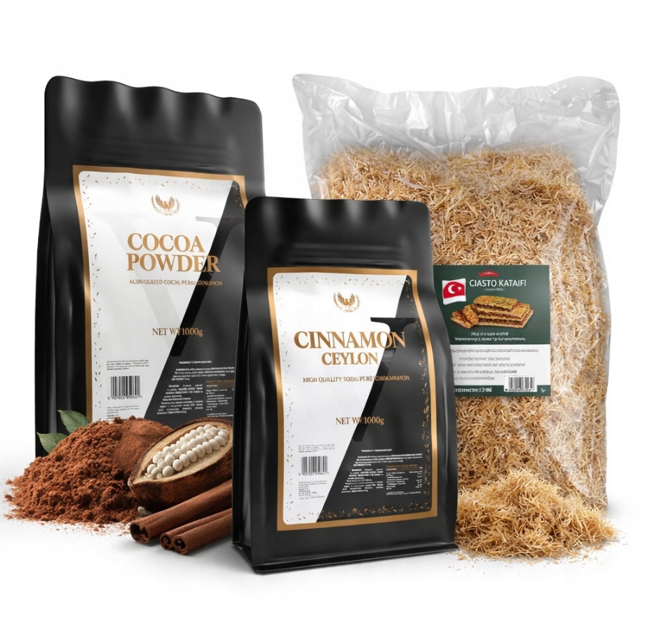 Victorious Nutriotion Kakaový Prášek 1000g Skořice 1kg Těsto Kataifi 1kg