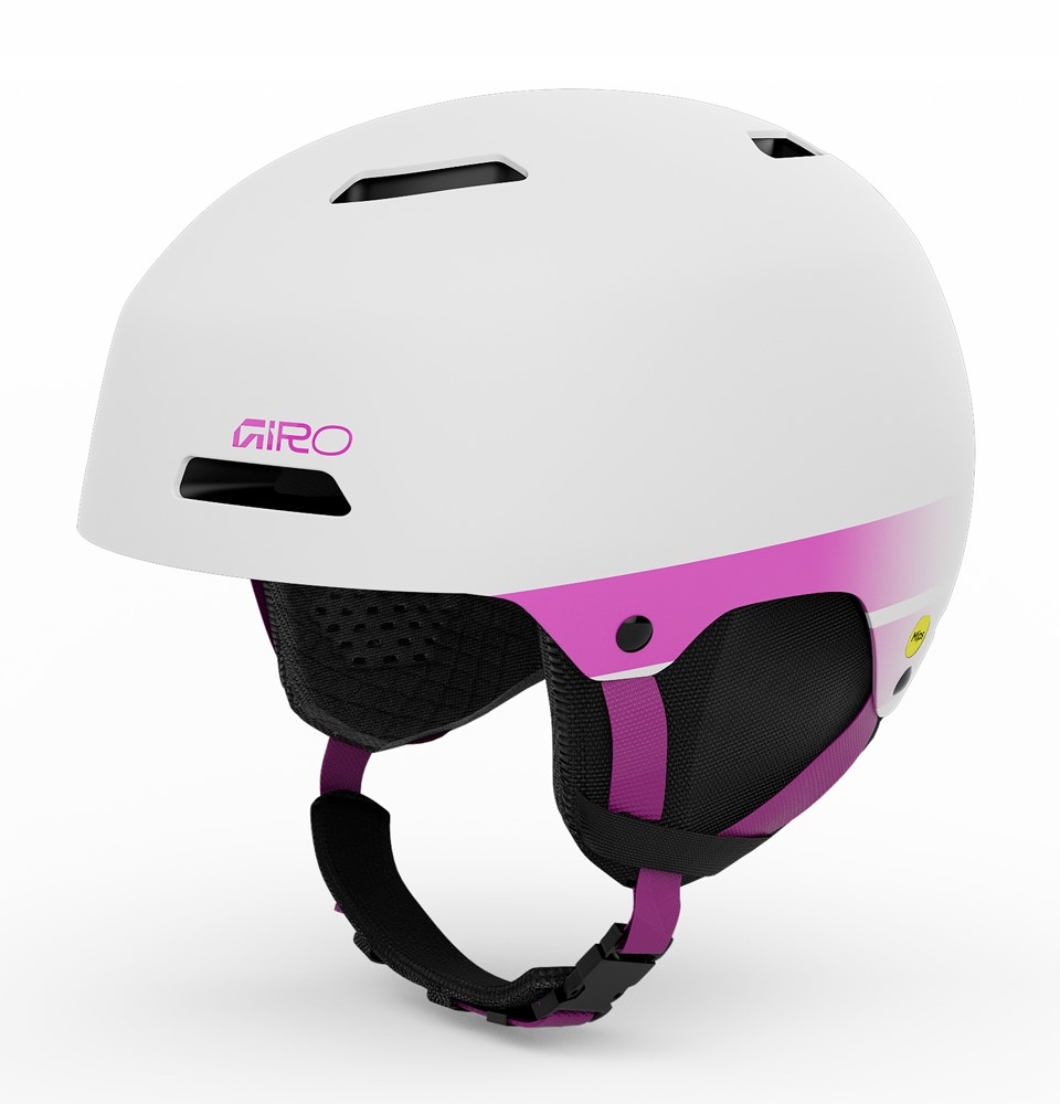 Kask zimowy Giro Ledge Fs Mips matte white pink M 55.5-59cm