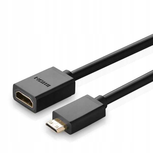 ADAPTER PRZEJŚCIÓWKA HDMI DO MINI HDMI UGREEN 4K Długość 0.22 m