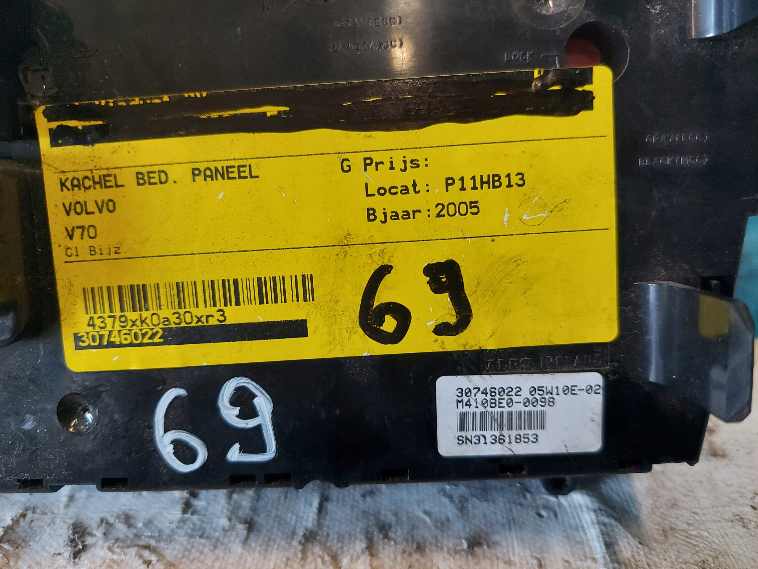 PANEL KLIMY VOLVO V70 II M410BE0-0098