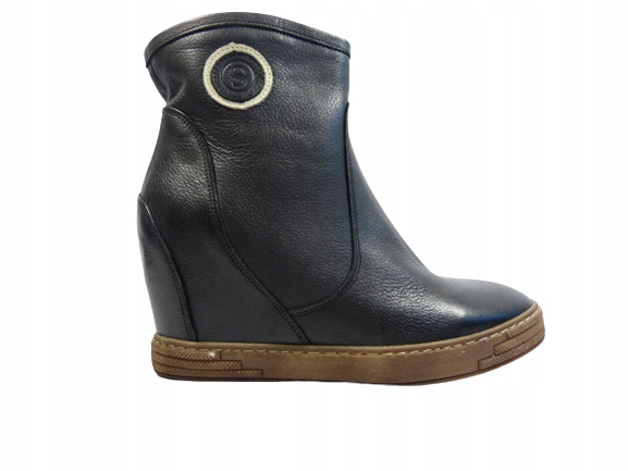 Dámské kotníkové boty tenisky zateplené přírodní obuví s teplým beránkem J.w 40