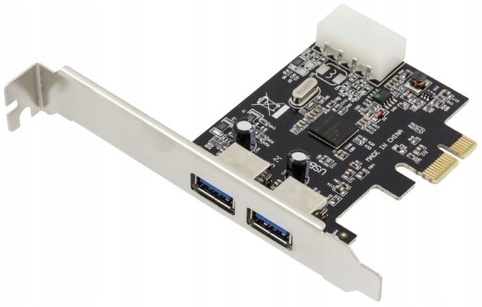 

Kontroler karta 2x USB3.0 na Pci-e PCIex 5GB/s