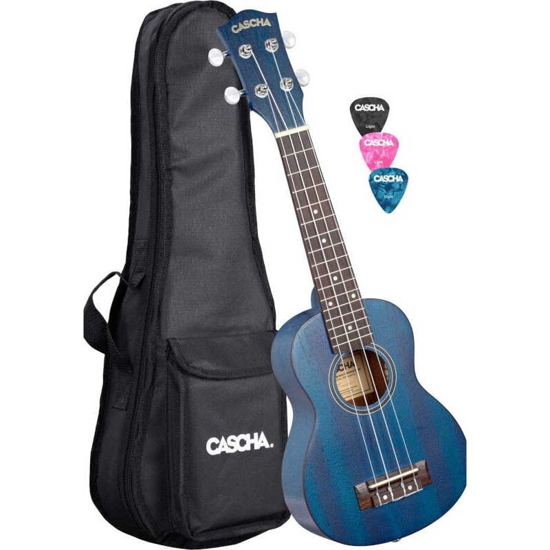 Sopránové ukulele Cascha Soprano Mahogany HH2266 Blue