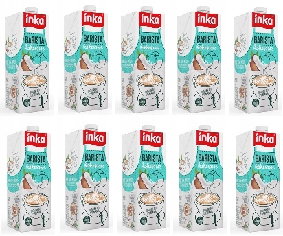 10x 1l Inka Barista Napój kokosowy Zgrzewka