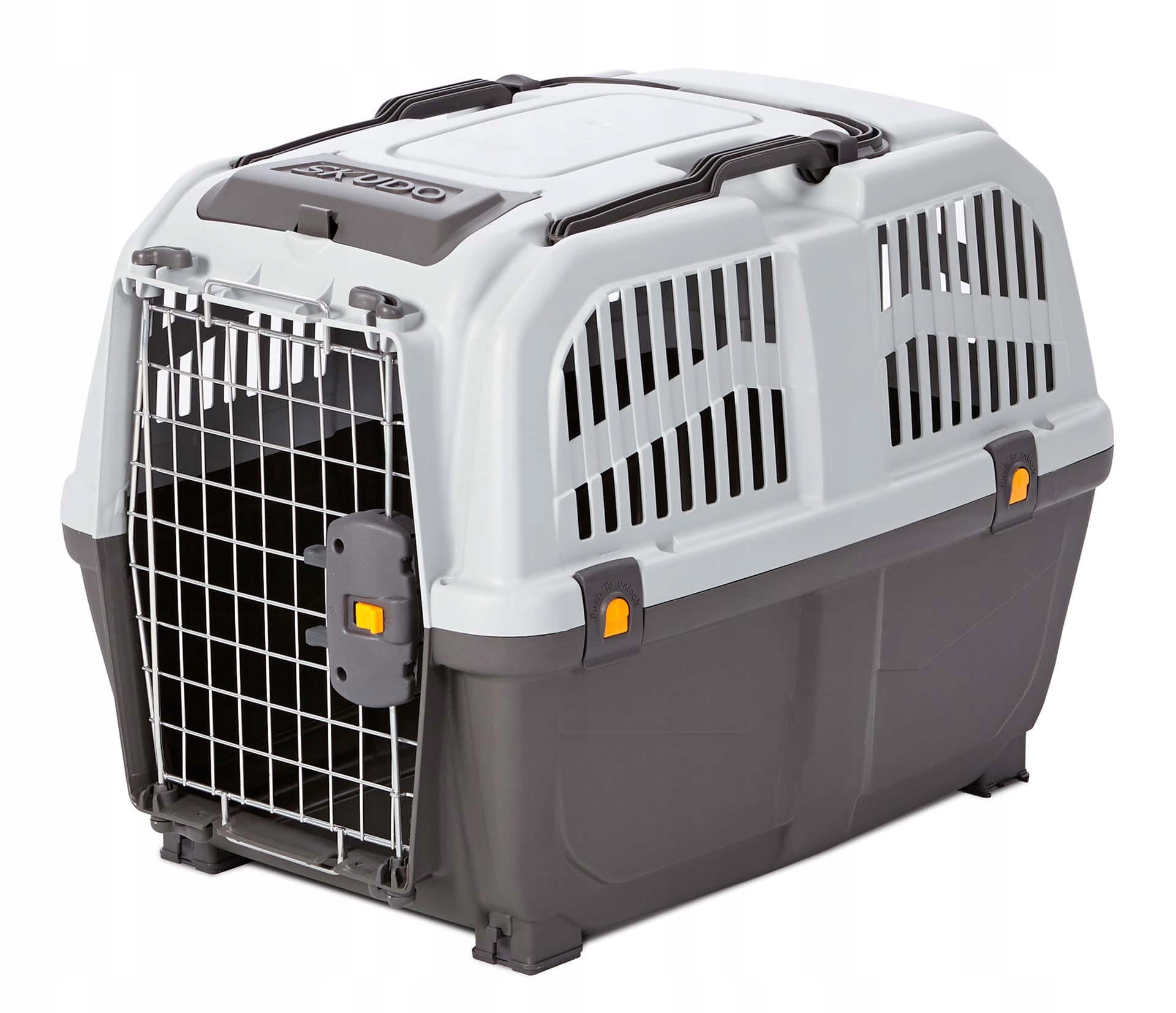 Levně Midwest Přepravka Skudo Iata – velikost 4, popelavě grafitová barva