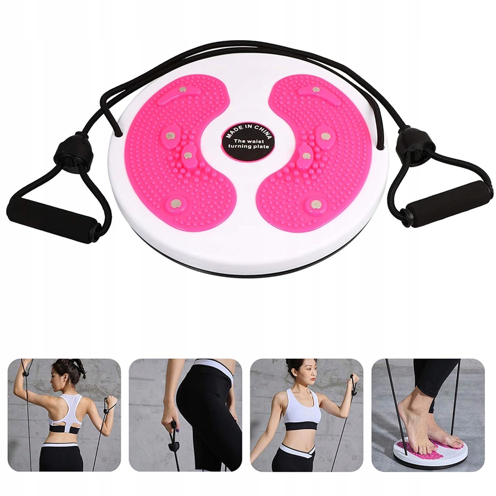 TWIST WAIST DISC OBROTOWY TALERZ DO ĆWICZEŃ FITNESS SLIM Z MASAŻER 28CM Średnica 28 cm