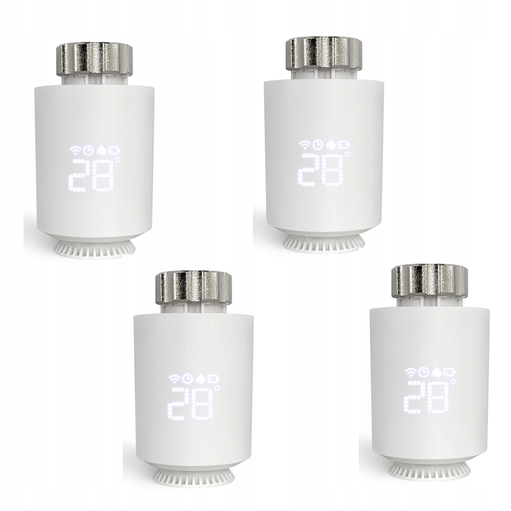 4xZIGBEE Tuya Termostatická Sada Hlavice Ventily