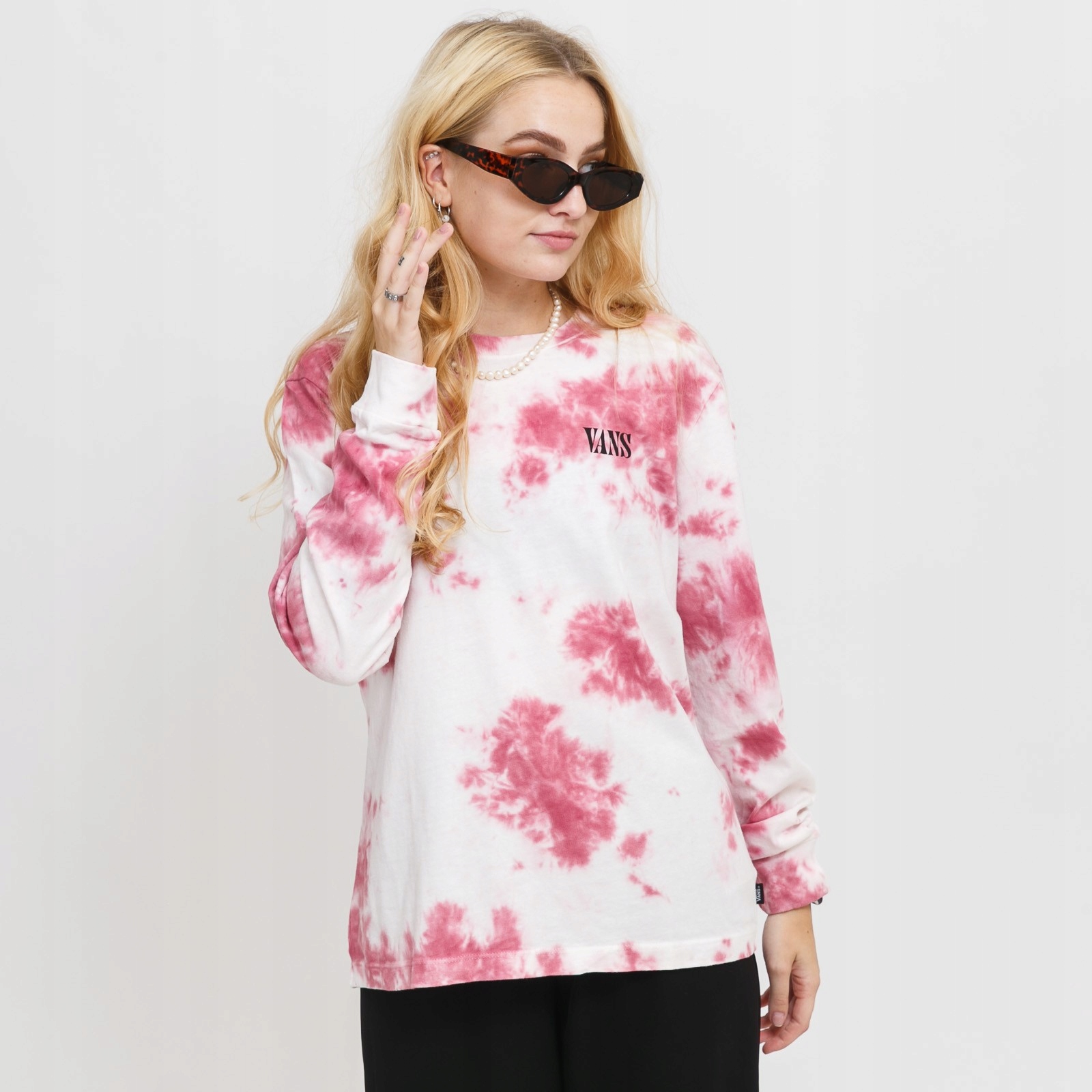 Dámské triko Vans Oval Wash Ls Bff