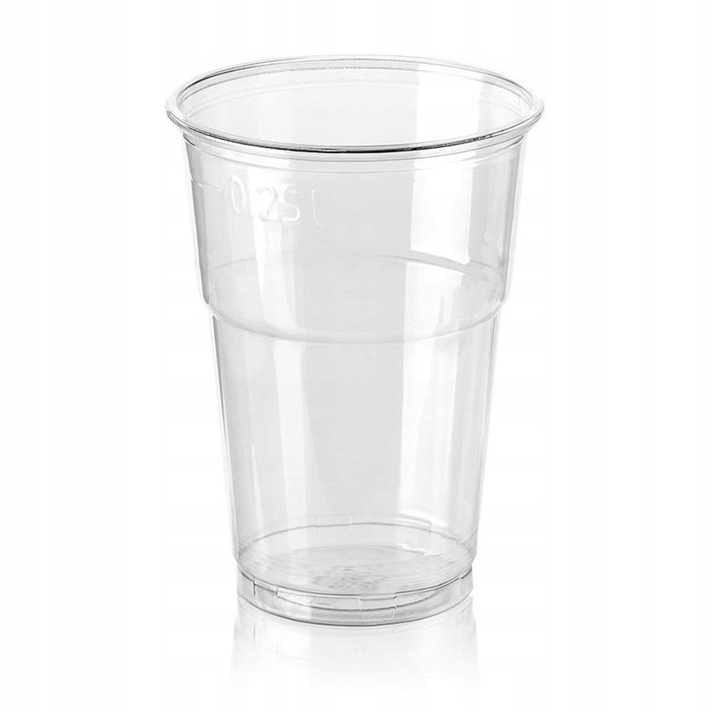 

Kubek plastikowy Pet średnica 78mm 250ml 50szt