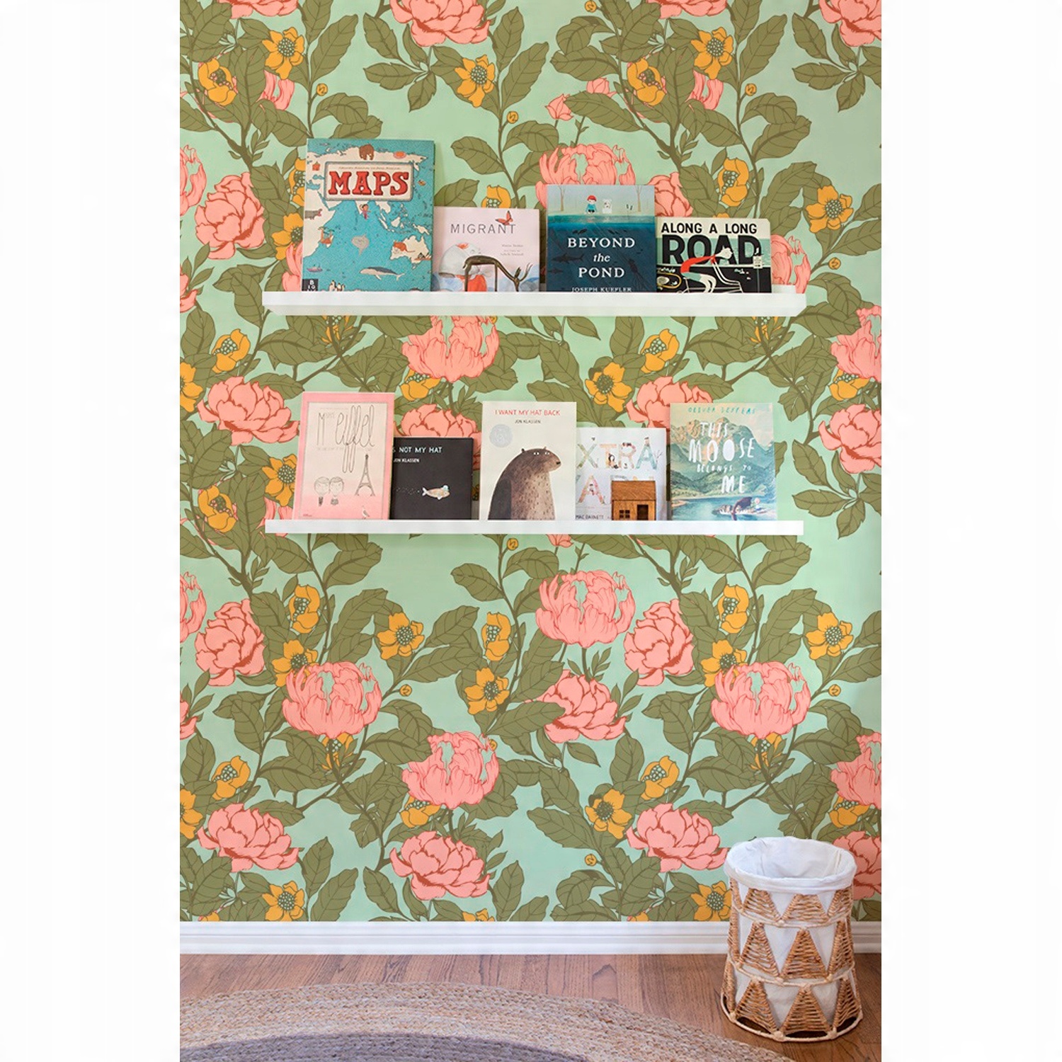

Flizelina tapeta Eleganckie róże vintage 416x254cm