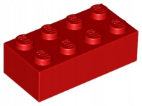 

Lego 3001 Klocek 2x4 czerwony Nowy (2g)
