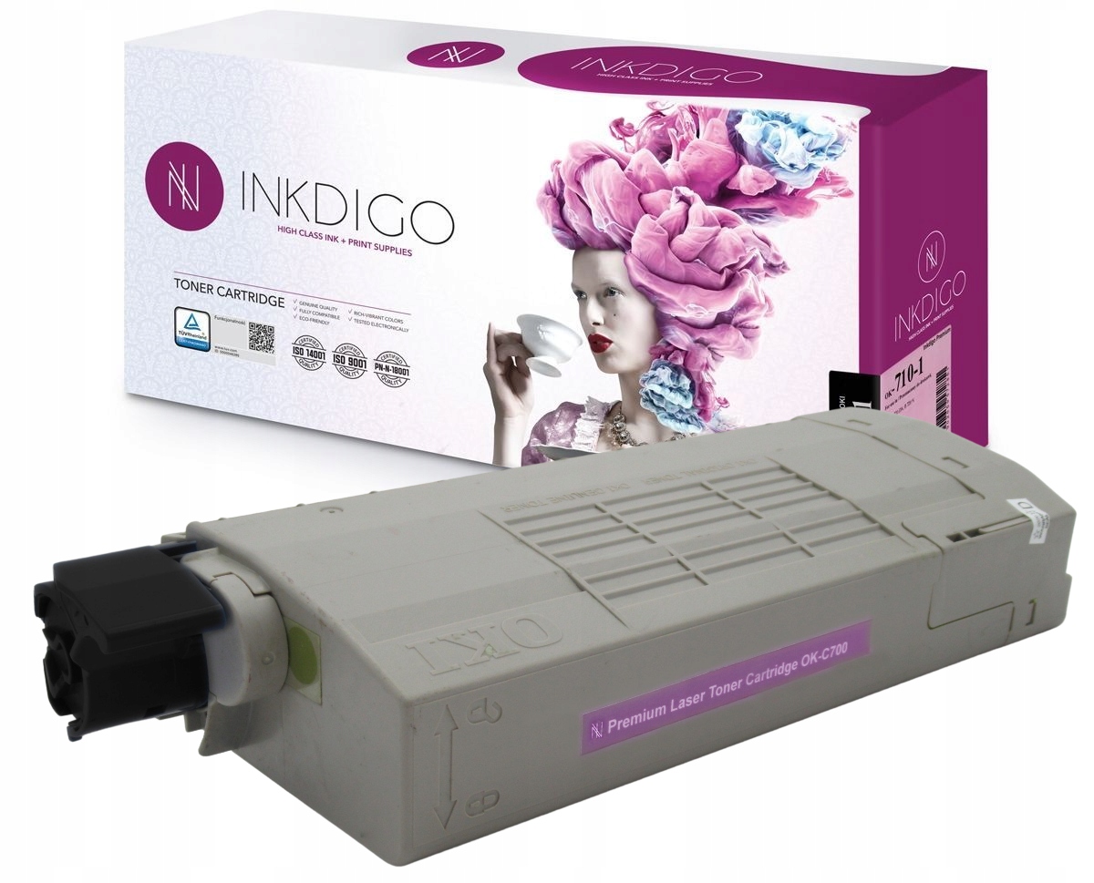 Tonerová náhrada pro tiskárny Oki C710 C711 Black