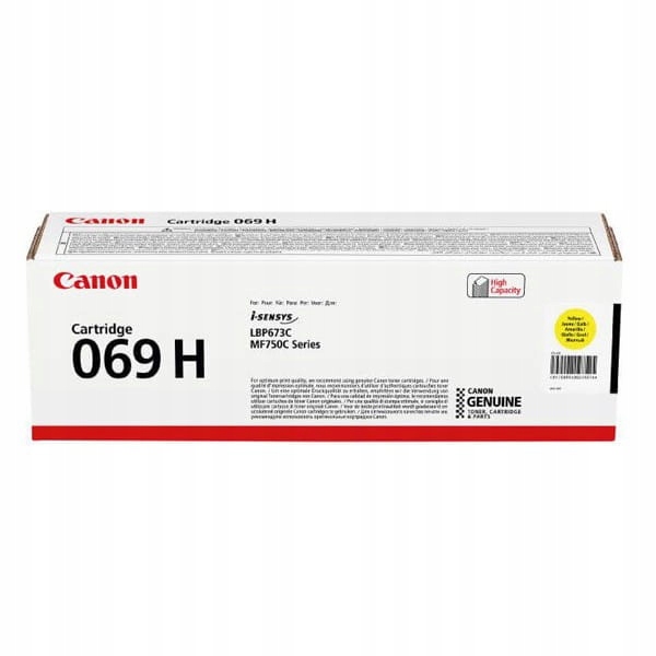 Toner Canon CRG069 069 wysokowydajny żółty
