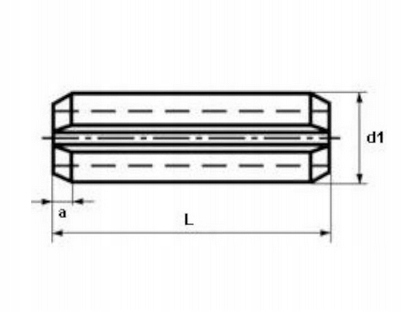 Kołek sprężysty 8x30 Marka inna