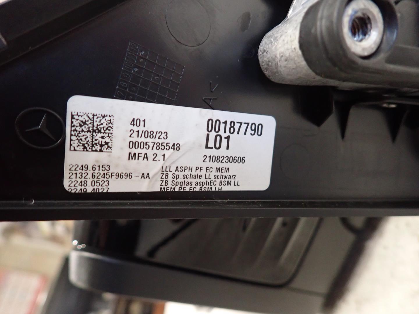 mirror left MERCEDES B-class W247 17PIN 2018- A2478109507