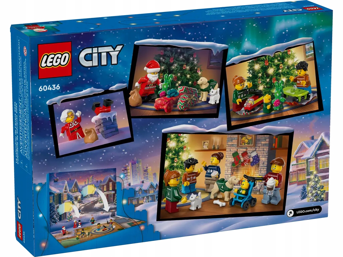 LEGO CITY KALENDARZ ADWENTOWY NA 2024 ROK ZESTAW ADWENT KLOCKI FIGURKI XXL Numer produktu 36768
