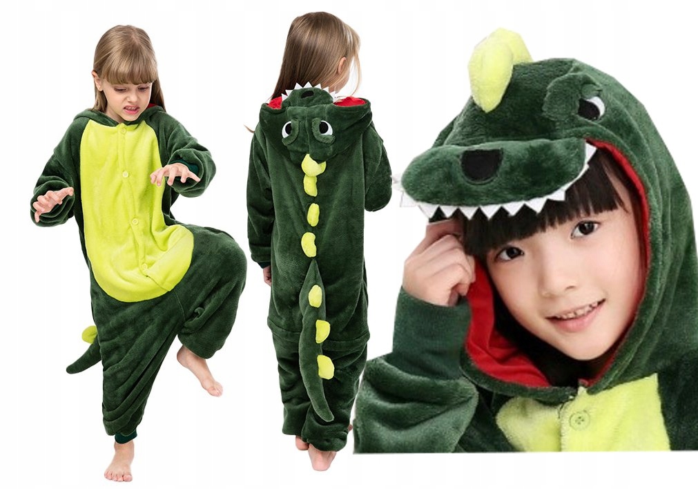 

Smok Dinozaur Kombinezon Kigurumi Onesie 140 CH1Z